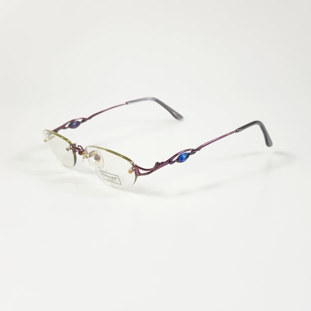 ONORE EYES 무테 오벌 메탈 프레임 빈티지 안경