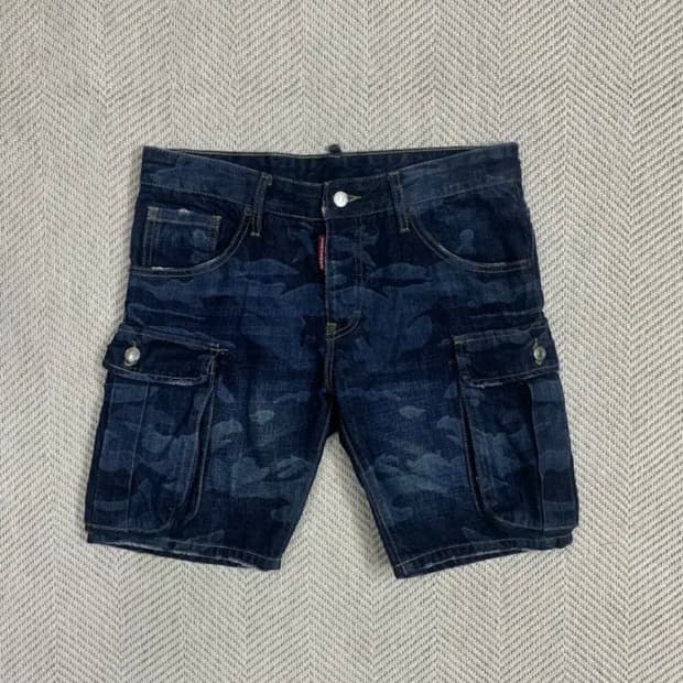 DSQUARED 디스퀘어드2  카모 데님 반바지