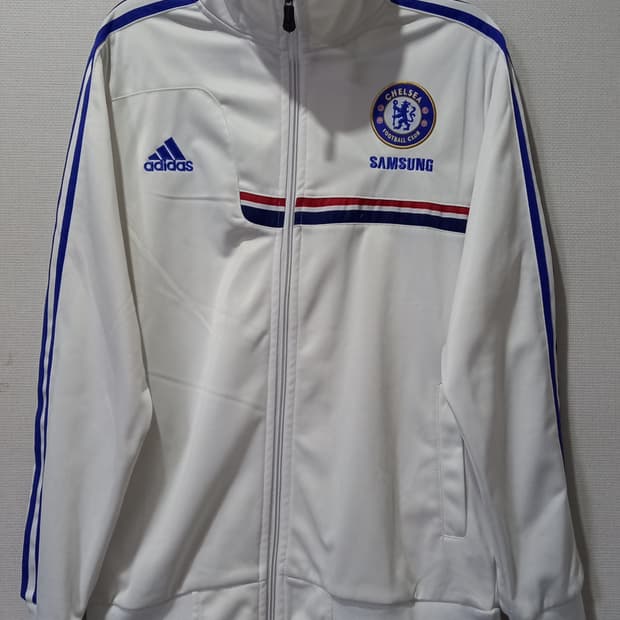 아디다스 삼성 첼시 흰파 화이트 희귀 트랙탑 저지 져지집업 90/S
