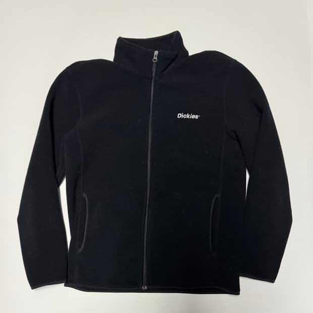 디키즈 Dickies 빈티지 플리스 집업 자켓 블랙 M