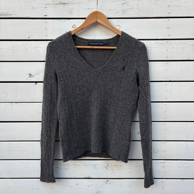 Polo 폴로 울 브이넥 니트