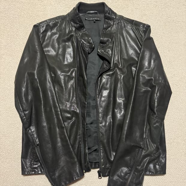 Theory 양가죽 라이더 자켓 L