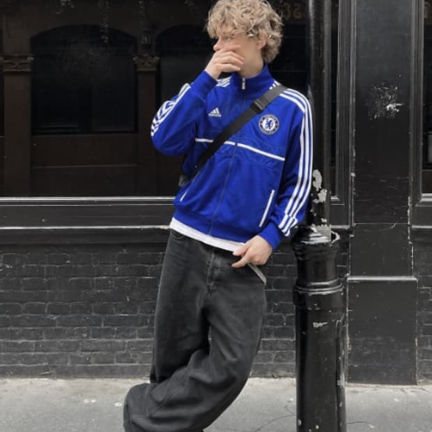 13-14 Chelsea Adidas Track Jacket