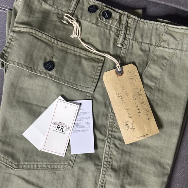 RRL 더블알엘 헤링본 퍼티그 팬츠 32/32