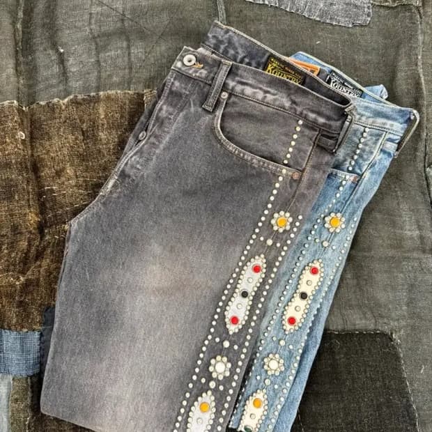 캐피탈 오사카 익스클루시브 잼스톤 흑청 38