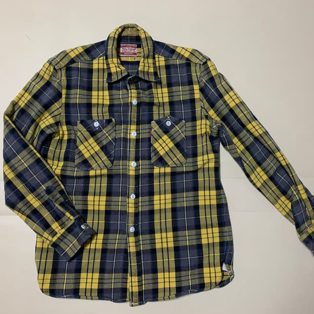 [L] 리바이스 키무라 파머스 타탄 체크 플란넬 셔츠