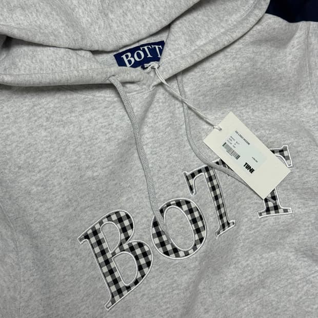 BoTT og로고 멜란지 후드티