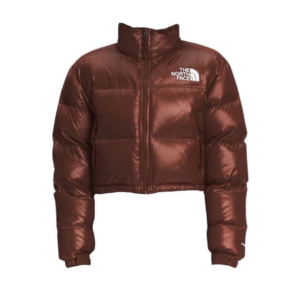 노스페이스 눕시 숏 자켓 다크 오크 S