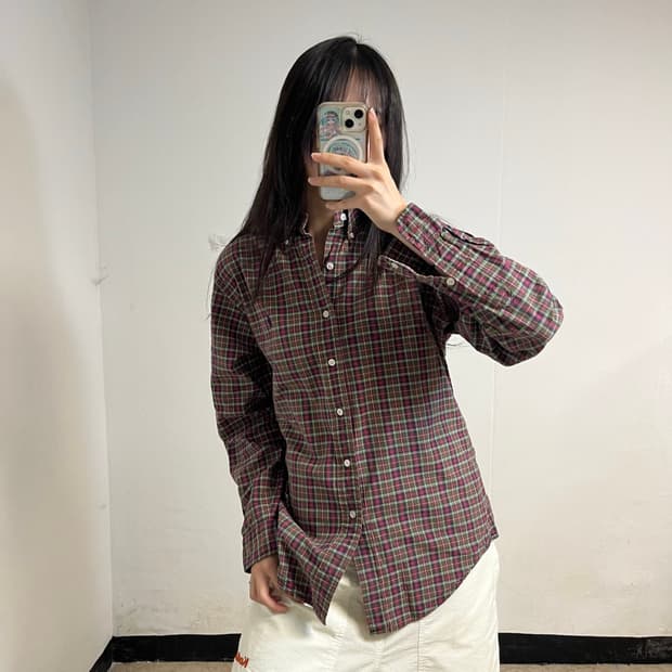 Polo Ralph Lauren Green &Red Check Shirt