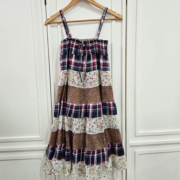 클레 드 솔(CLEF DE SOL) 패치워크 원피스