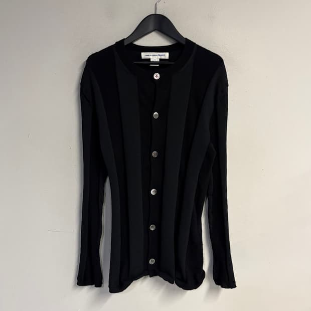 COMME des GARCONS panel knit cardigan 