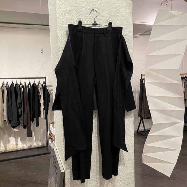 미도리카와 랩 스커트 팬츠