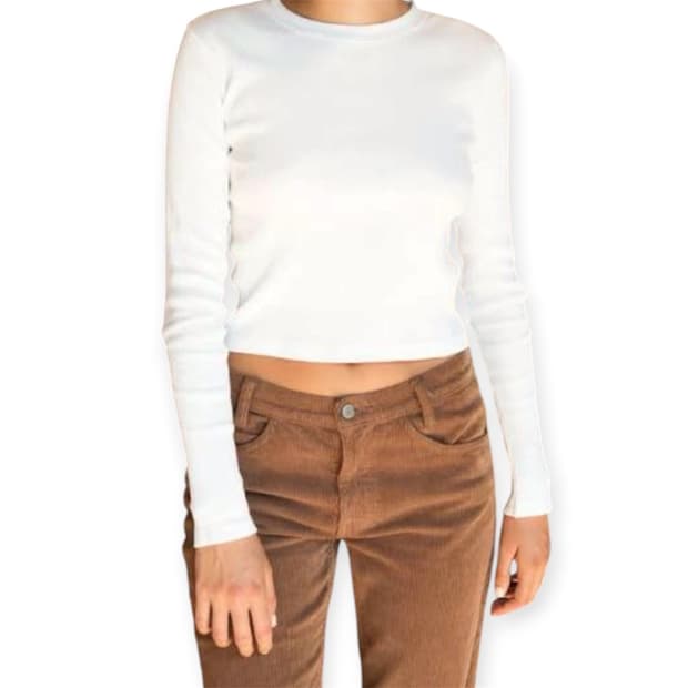 Brandy Melville Cream Long Sleeve 