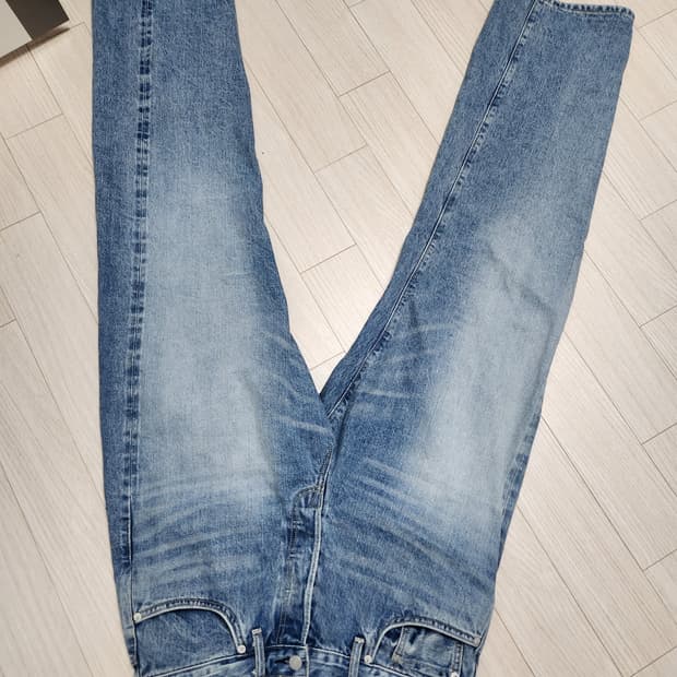 우드비 셀비지 데님 faded blue 2사이즈