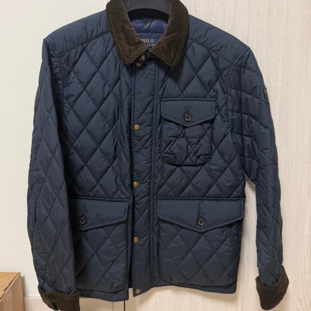 [M] 폴로 퀼팅자켓 네이비