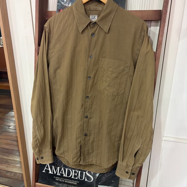 J133 90-00s CP Company 패턴 긴팔 셔츠