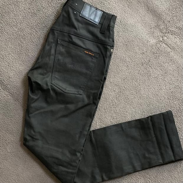 누디진 THIN FINN 블랙진 데님팬츠 W30 L32