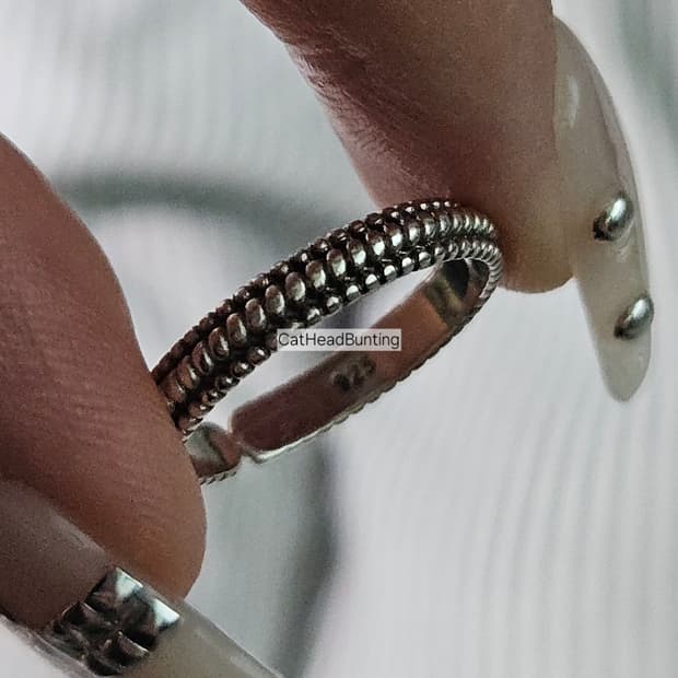 UNISEX_실버925 에스닉 엔틱 링 반지