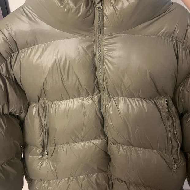 보세 패딩 그린 올리브