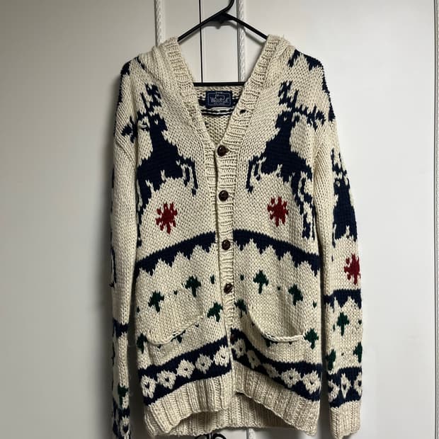 울리치 사슴 코위챤 코위찬 니트가디건