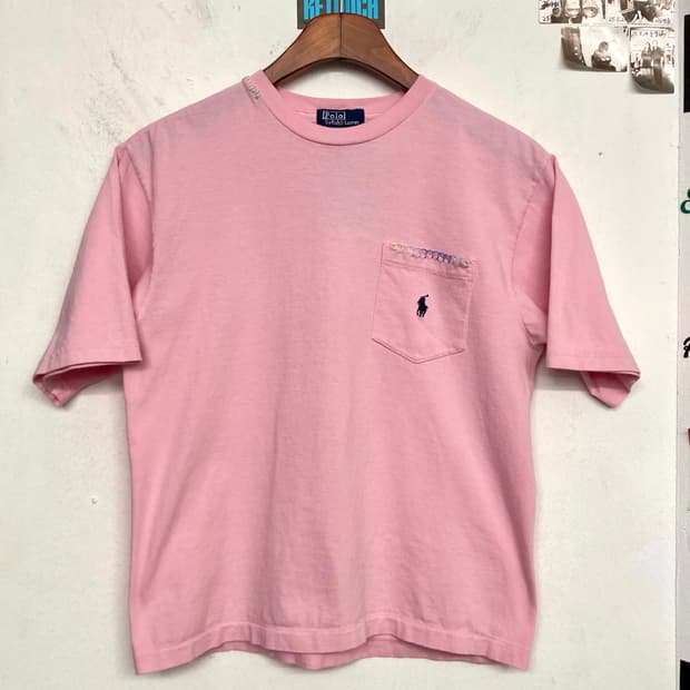 폴로 포니로고 포켓티 ‘쏘잉 커스텀’