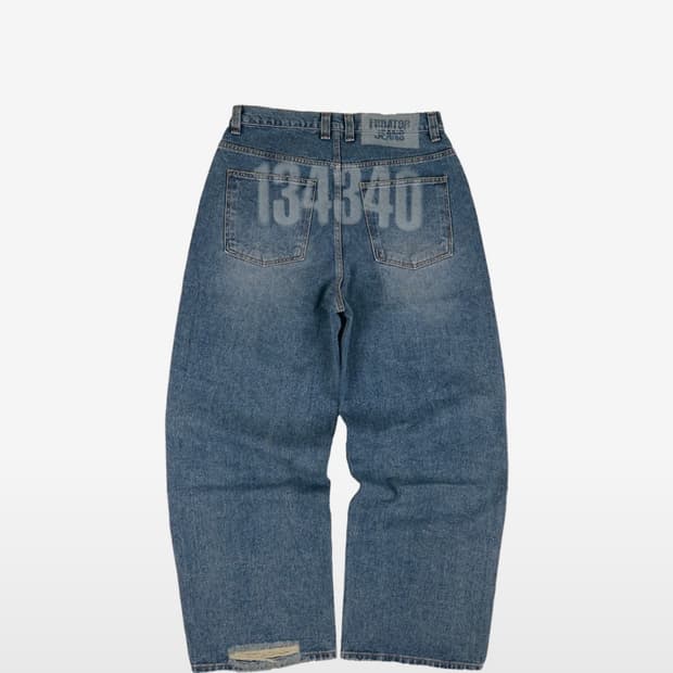 ERTR Vintage Laser Denim Pants 이알티알 팬츠