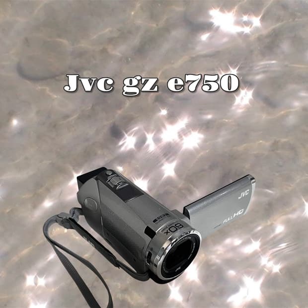 특가/A급/ jvc gz e750 빈티지 캠코더 카메라 실버