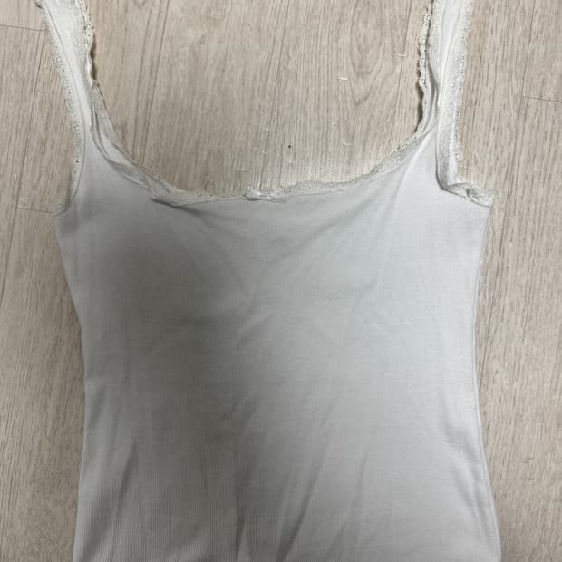 플리즈노팔로우 린다탑 화이트 