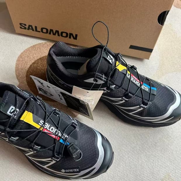 살로몬 XT-6 고어텍스 블랙 실버 275mm