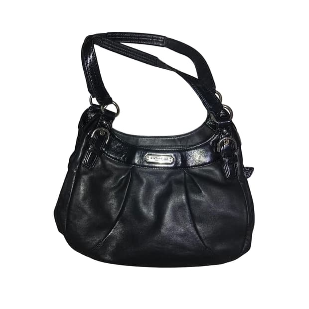 코치 빈티지 호보 레더 램스킨 숄더백