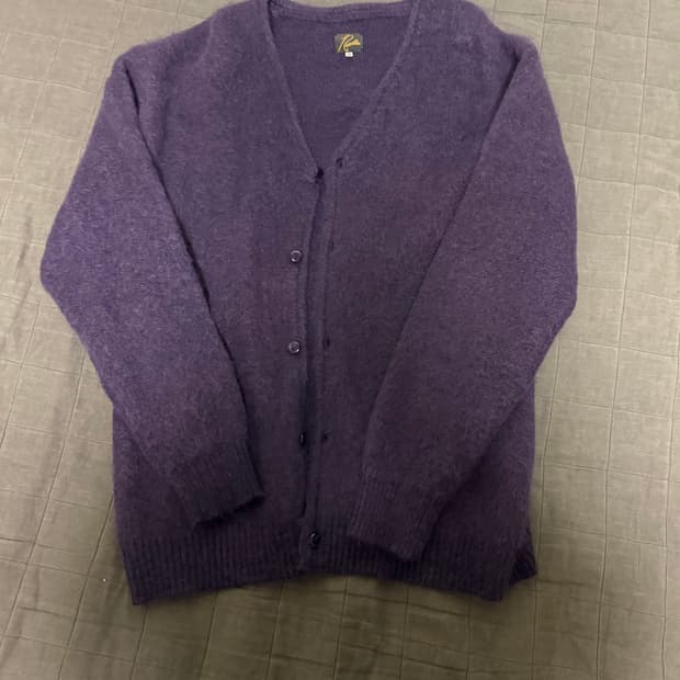 니들스 모헤어 가디건 m 사이즈팝니다