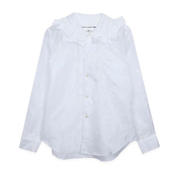 꼼데가르송 걸 25fw 리본 블라우스