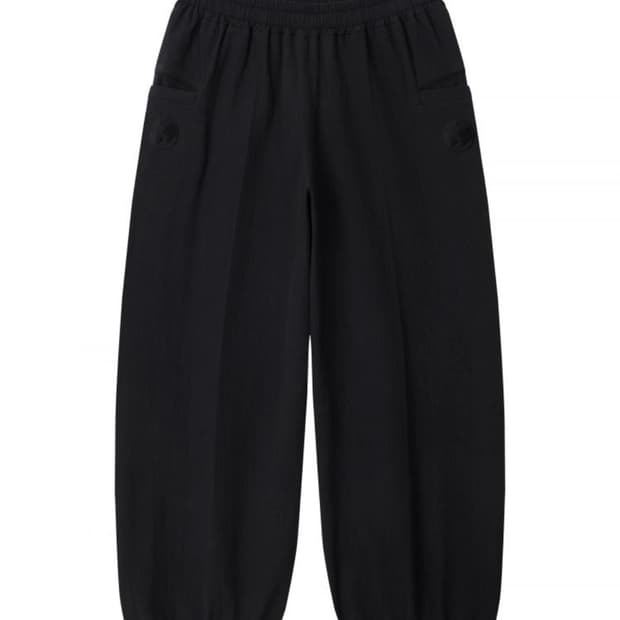 어스지구) Unisex Hanbok Pants BK F