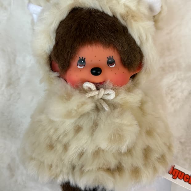 몬치치 인형 후드 퍼인형