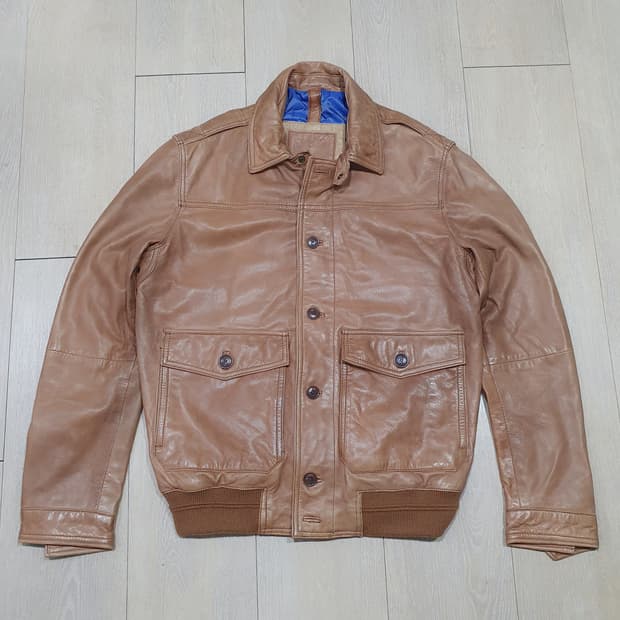 마시모 두띠 A-2 플라이트 자켓 양가죽 m (100)