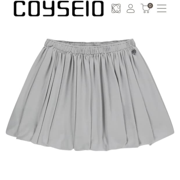코이세이오 펌킨 스커트 s 그레이