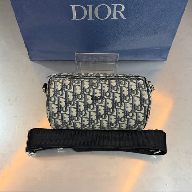 [리오브전포점] 디올 오블리크 자카드 롤러 메신저 숄더백 