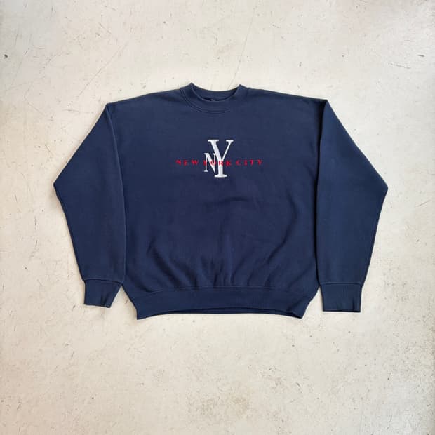 90s USA NEW YORK CITY 빈티지 스웻셔츠 L