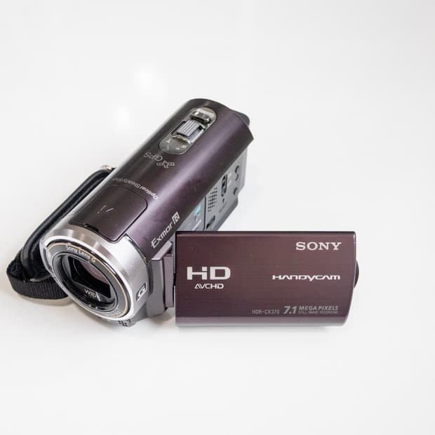 Sony HDR CX370V / 빈티지 디지털 캠코더 