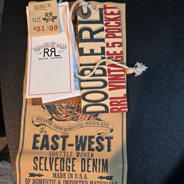 RRL  Slim Fit East-West Selvedge Jean