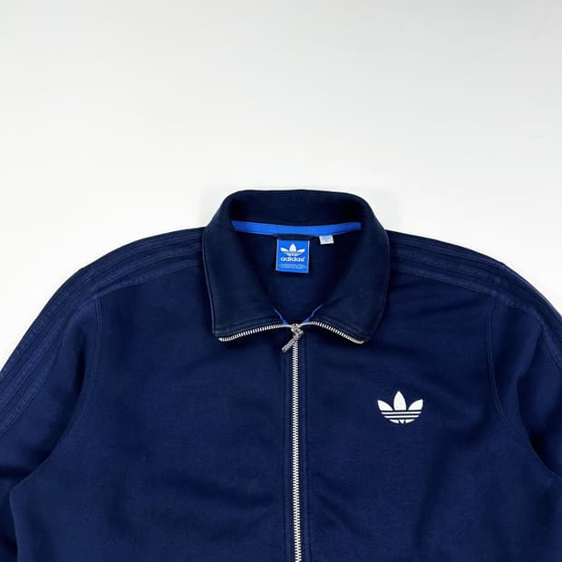 아디다스 파이어버드 네이비 코튼 트랙탑 져지 (XL)