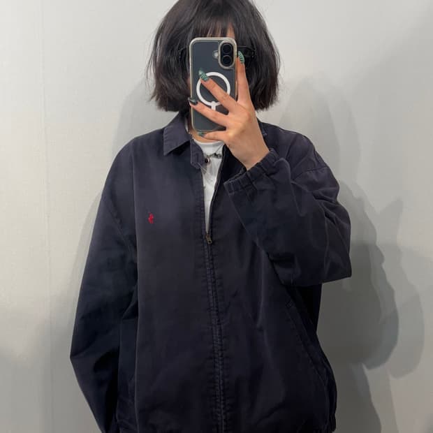 100 폴로 랄프 로렌 네이비 클래식 블루종 자켓