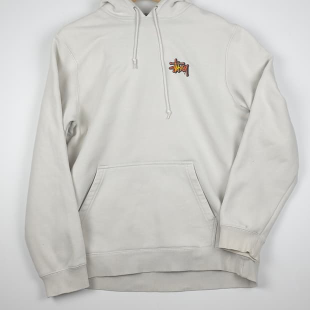 [L] 스투시 플레이밍 에잇볼 후드