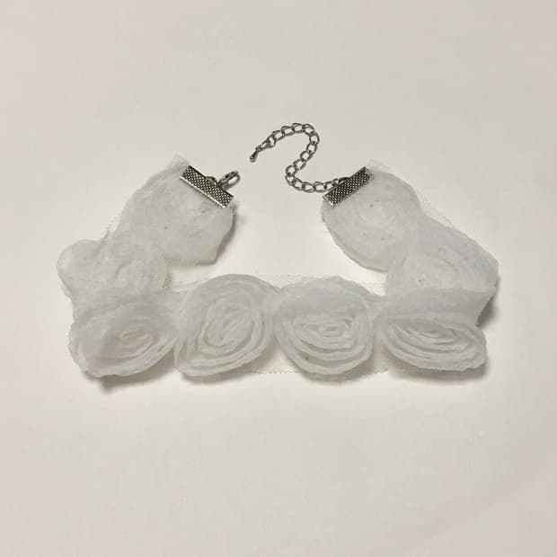 로즈 샤 빈티지 초커