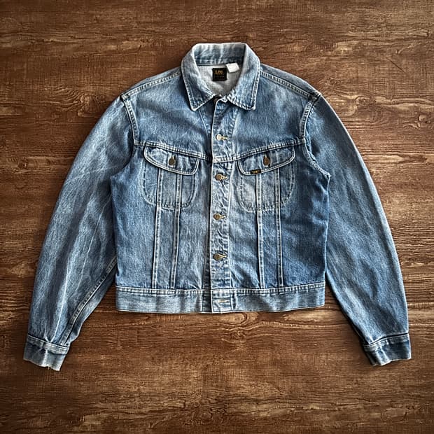 70s 리 트러커 PATD DENIM JACKET 44 USA🇺🇸