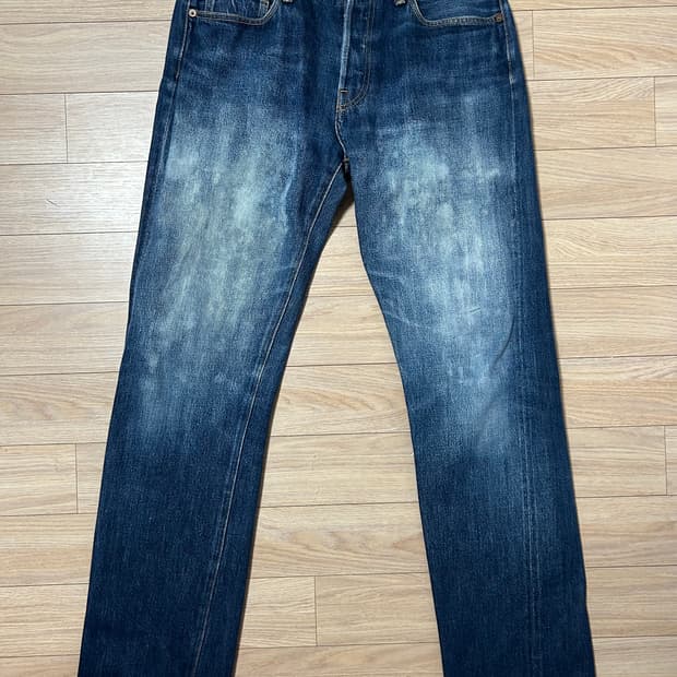 스튜디오 다치산 34 더블셀비지 데님팬츠