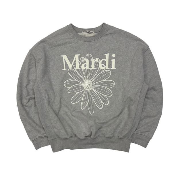 Mardi Mercredi 마르디 메크르디 플라워 맨투맨 