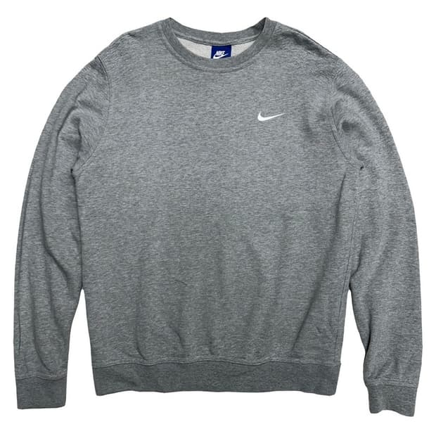 나이키 스우시 맨투맨 그레이 L