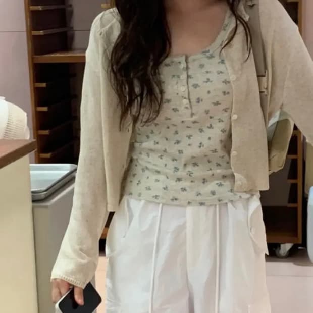 오이니 oinii rosemary top 로즈마리 탑 오트멜란지