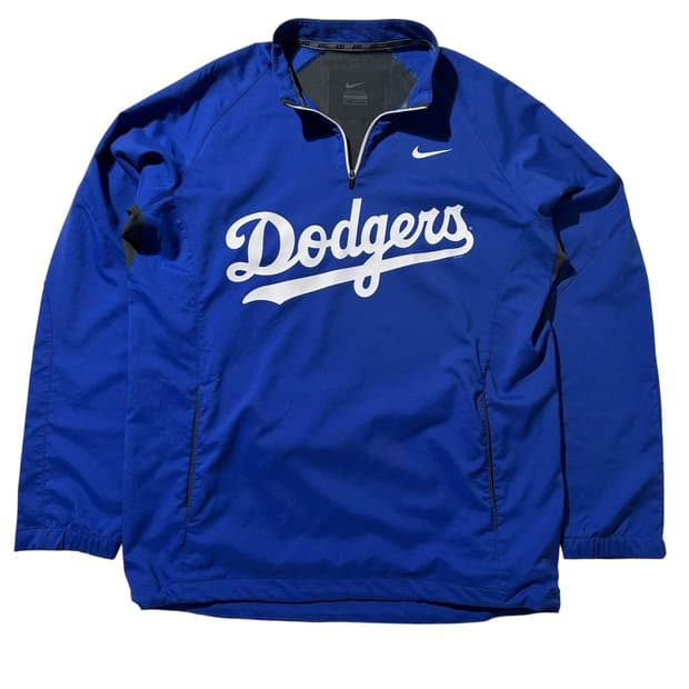 나이키 LA 다저스 쉴드 코너 풀오버 하프집업 아노락